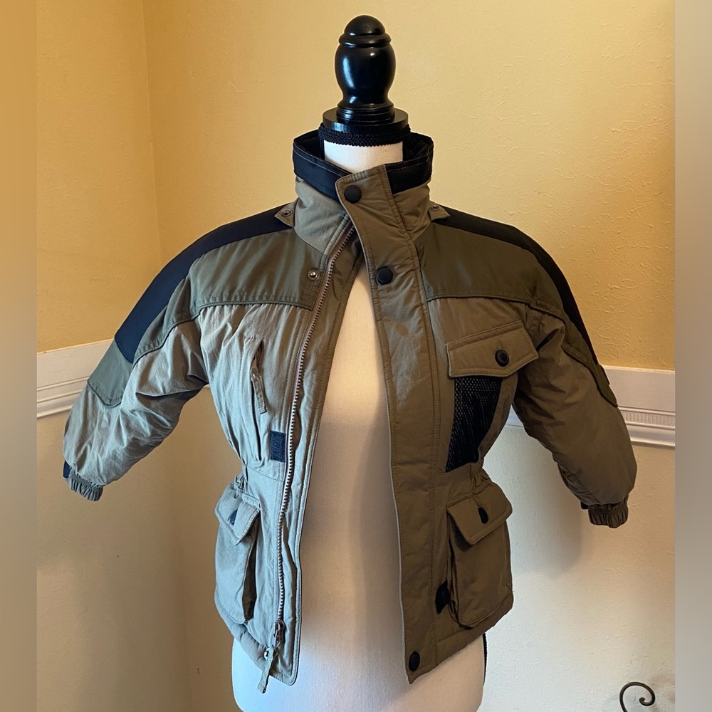 Jonathan Stone SKI Jacket; Boys Size 6 - L; Olive & Black; EUC.